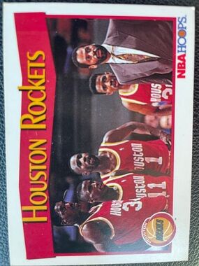 Houston Rockets Trading Card - Red